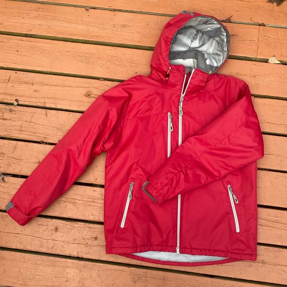 Red men’s winter coat - Picture 3 of 8